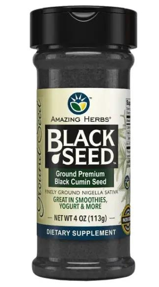 Black Cumin Seed – GROUND 113g beverages such as smoothies,Black Cumin Seed,essential fatty acids,issues,protein,seasoning,Whole Spectrum