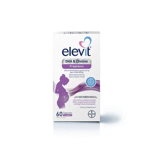 Elevit DHA & Choline For Pregnancy and Breastfeeding 60 Capsules - DominionRoadPharmacy