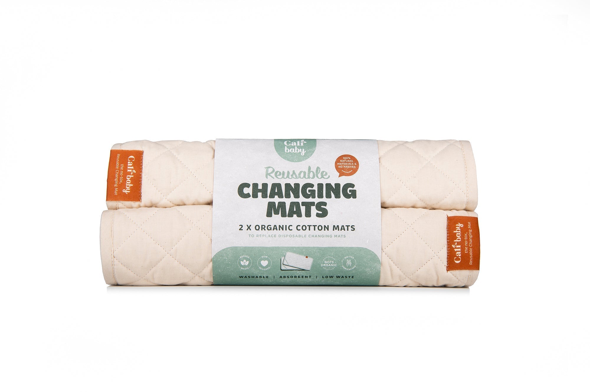 CaliBaby Reusable Changing Mats x2 image 3