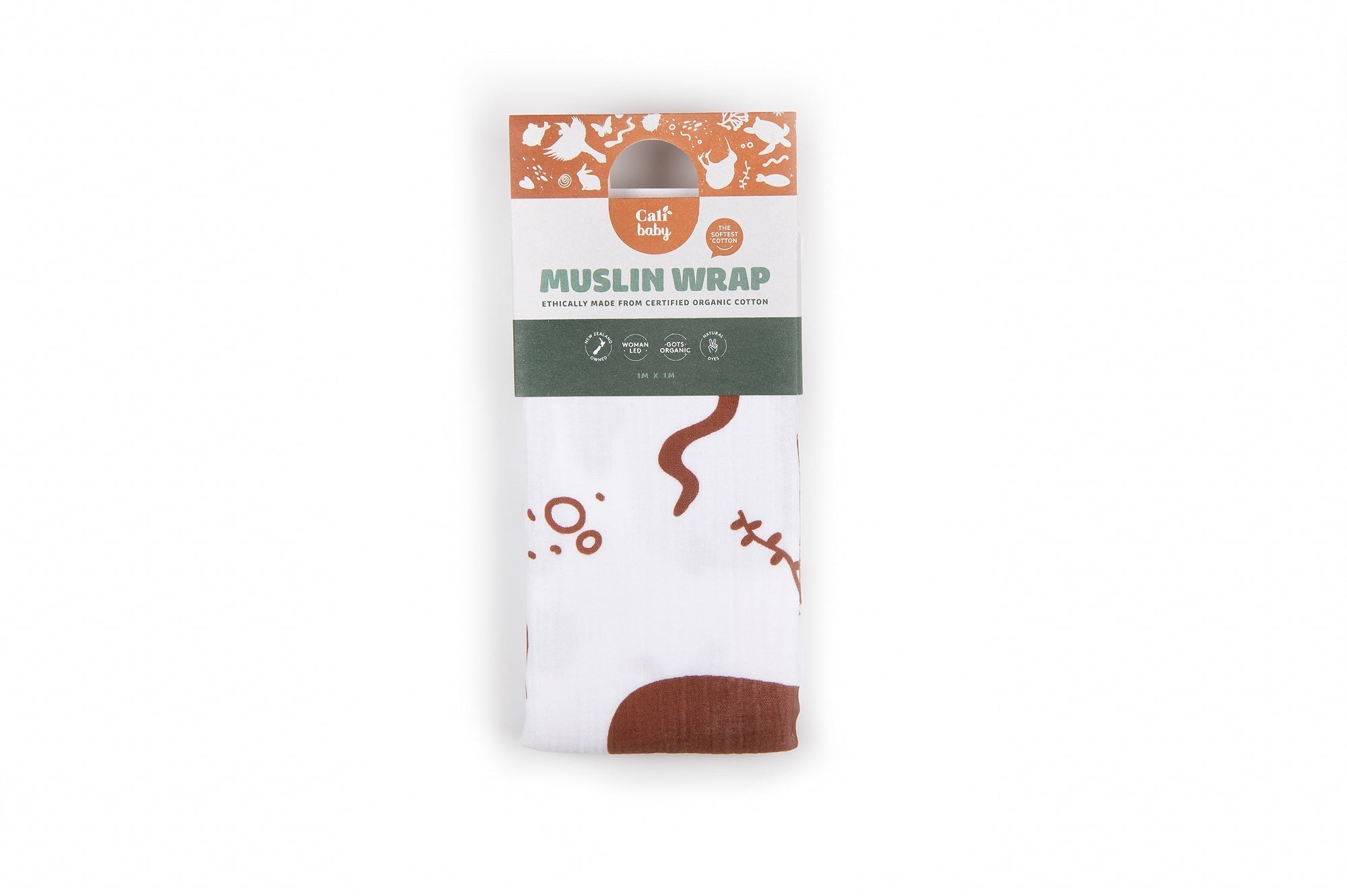 CaliBaby Organic Muslin Wrap In The Forest image 3