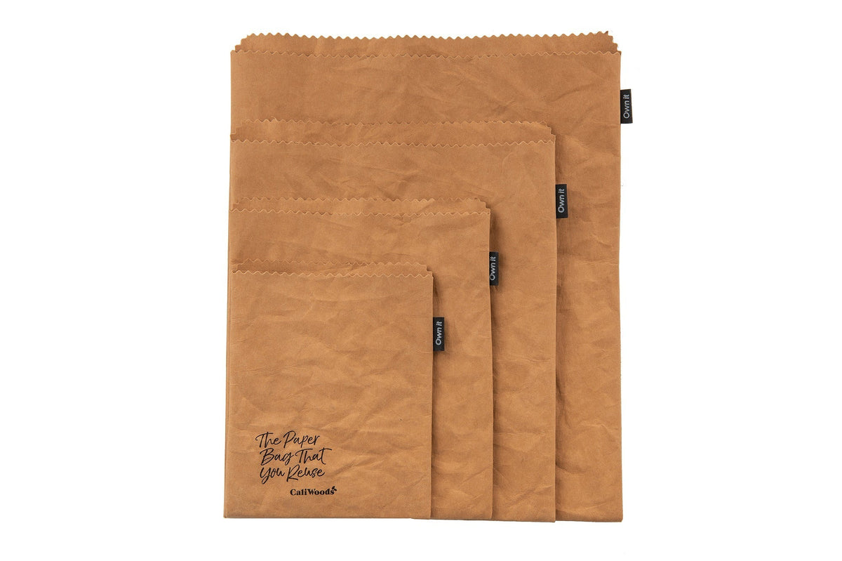 CaliWoods Reusable Paper Bag Flat Extra Large