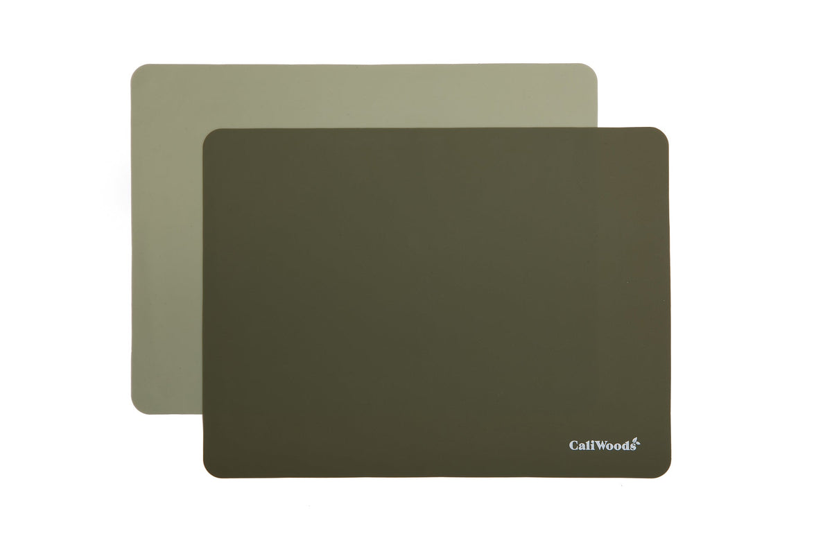 CaliWoods Silicone Baking Mats Forest Hues x2