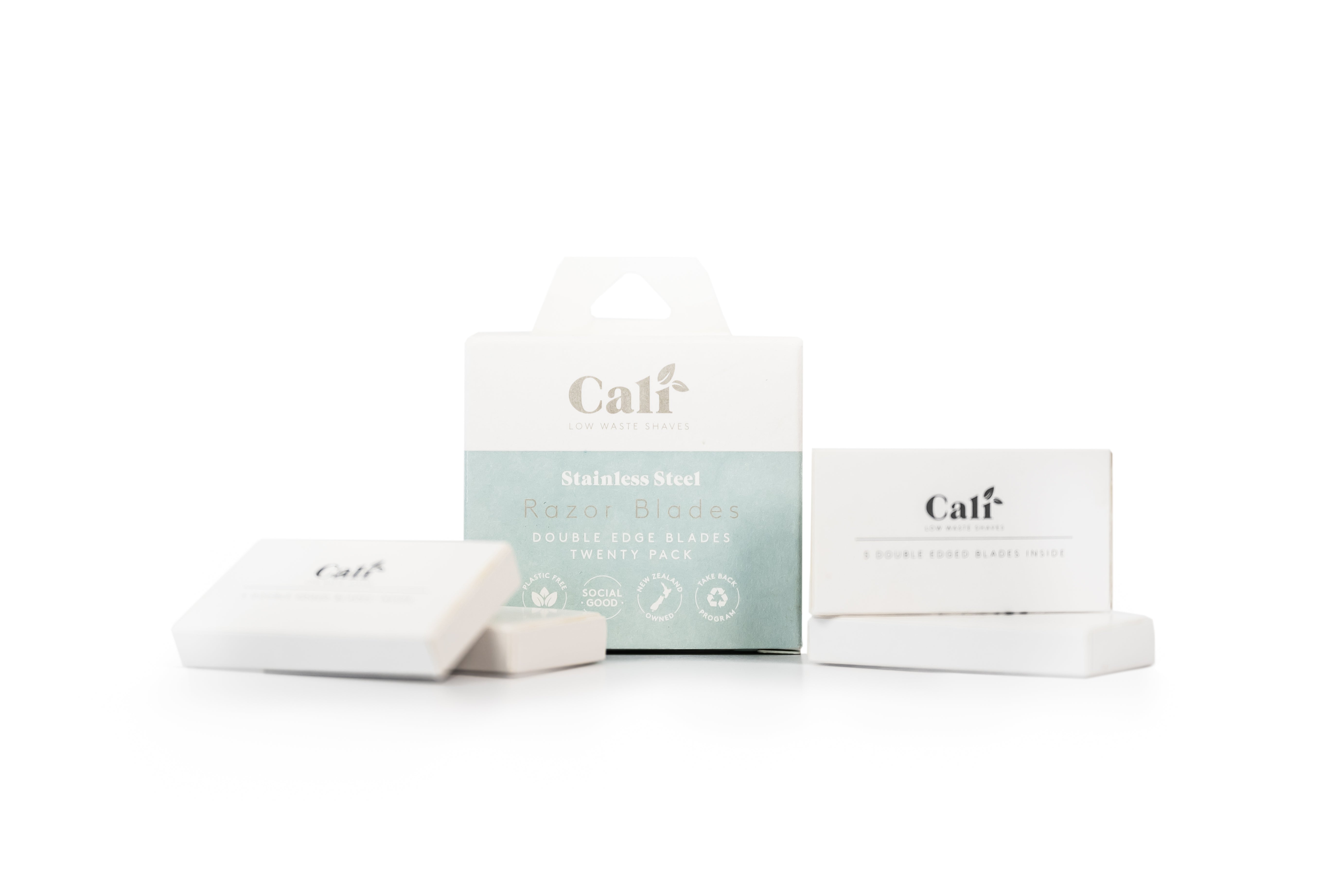 CaliWoods Safety Razor Blades Refill Pack x20 image 2