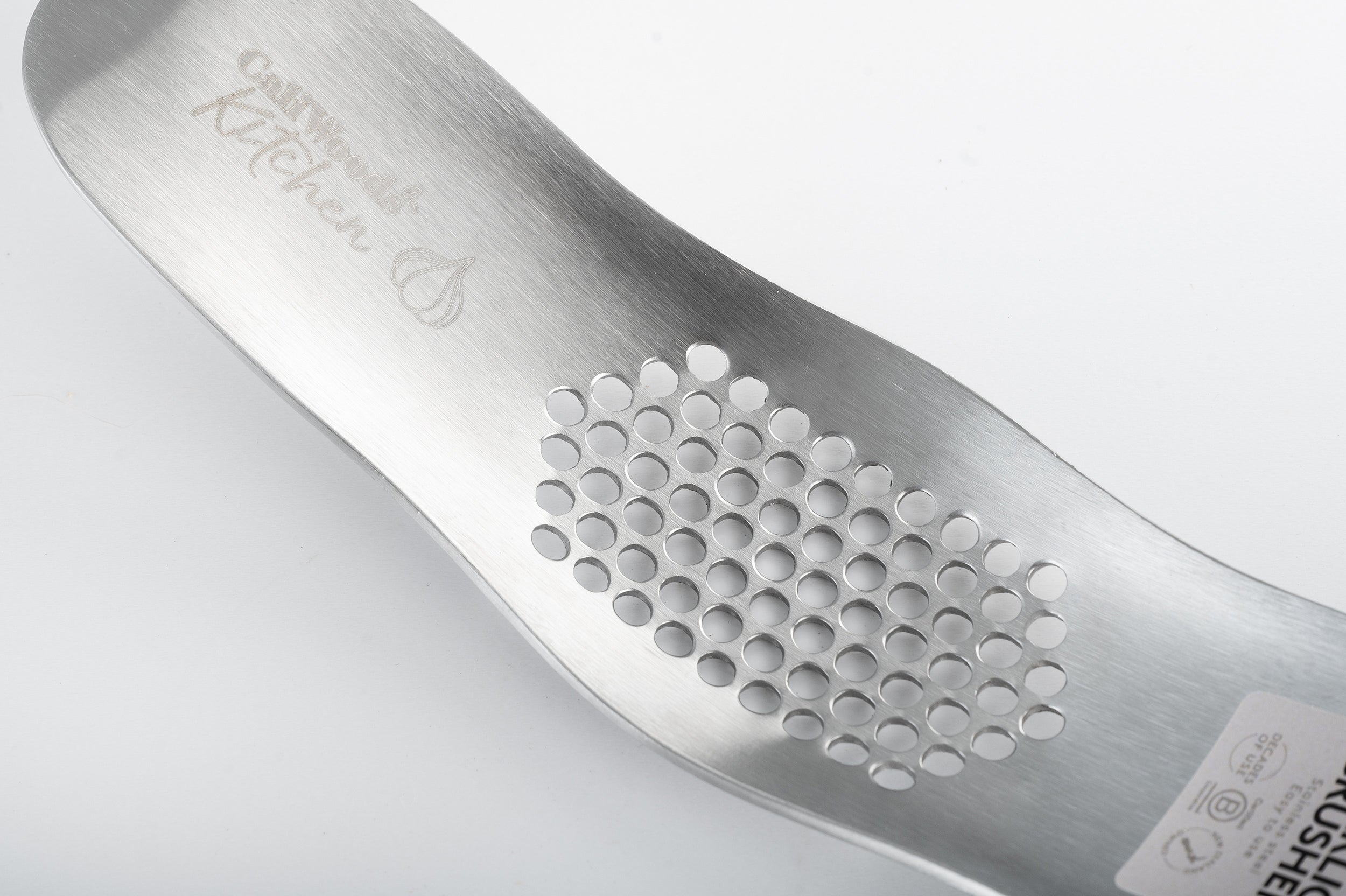 CaliWoods Stainless Steel Garlic Crusher image 4
