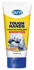 DU'IT Tough Hands Cream 150 ml tube for intensive repair of hard working hands, visible effects within 5 days.