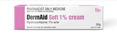 Ego DermAid Soft 1% Cream 30 gm (Pharmacist Only Medicine) allergies to cosmetics,corticosteroid,corticosteroid responsive skin,derm,dermassist,dermatitis,dry skin,dry skin cream,dry skin gel,dry skineczema,eczema,Health Care,hydrocortisone,insect bites,i