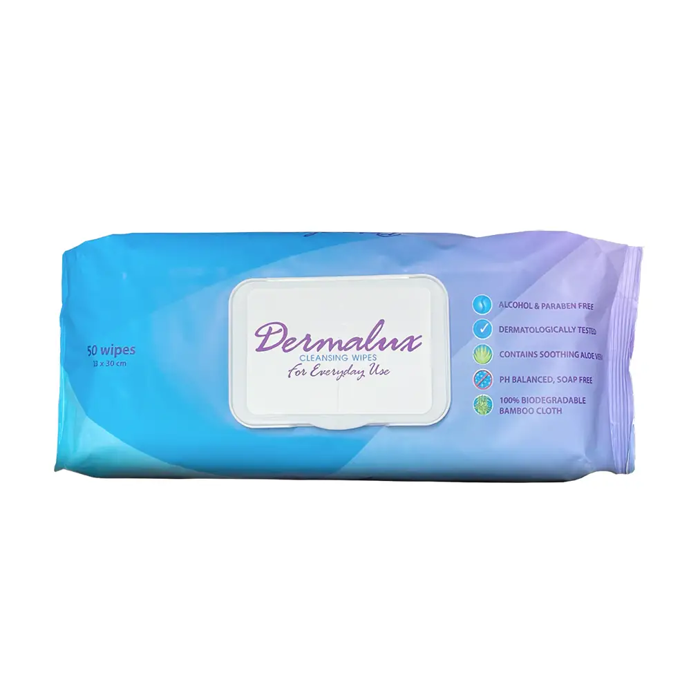 Dermalux Aloe Cleansing Wipes
