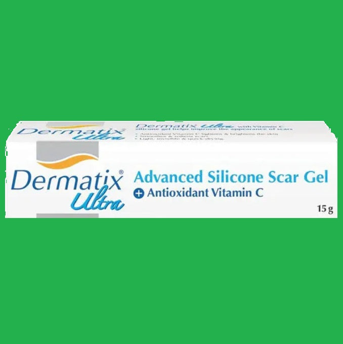 Dermatix Ultra Advanced Silicone Scar Gel Reduces Scar Visibility For All Skin Types 15 g