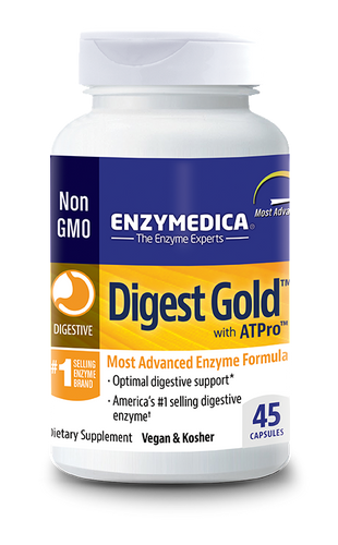 Enzymedica Digest Gold ATPro 45 capsules Enzymedica,Enzymedica Digest gold with ATpro,issues