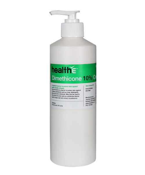 HealthE Dimethicone 10%, 500ml (460g) pump bottle Aqueous Cream,Calamine Aqueous Cream,hair care,Hair health,HealthE Calamine Aqueous,HealthE Calamine Aqueous Cream