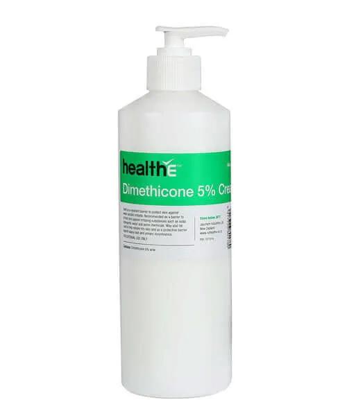 HealthE Dimethicone 5%, 500ml (460g) pump bottle Aqueous Cream,Calamine Aqueous Cream,hair care,Hair health,HealthE Calamine Aqueous,HealthE Calamine Aqueous Cream