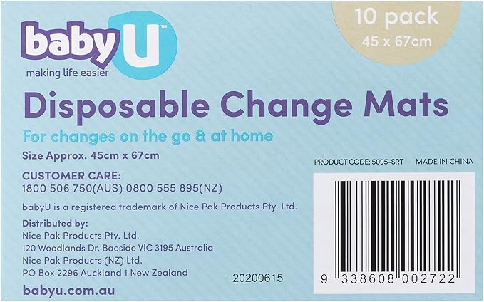 Baby U Disposable Change Mats