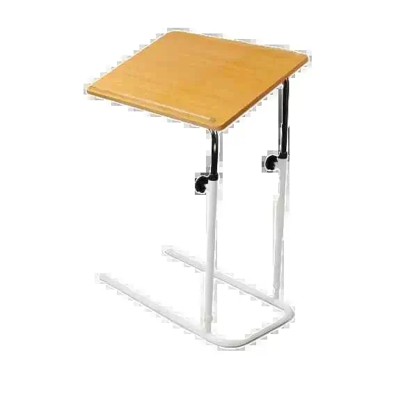 Allied Medical Divan Overbed Table adjustable overbed table,adjustable surface table,Allied Medical Divan Overbed Table,Divan Overbed Table,Overbed Table,Roma® U-base overbed table,Smooth-rolling castors,Table,Tilting top table