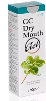 GC Dry Mouth Gel - Mint Can be used by denture wearers,Dry Mouth Gel,google,issues,Mint Flavour,Neutral pH,Pleasant taste,Safe to swallow