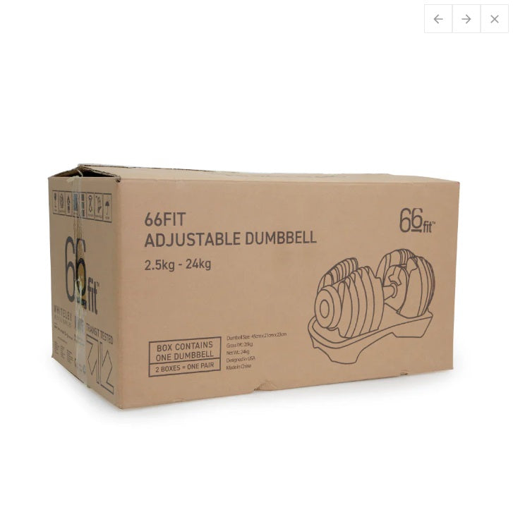 Allcare 66Fit Adjustable Dumbbell - 2.55KG TO 24 KG