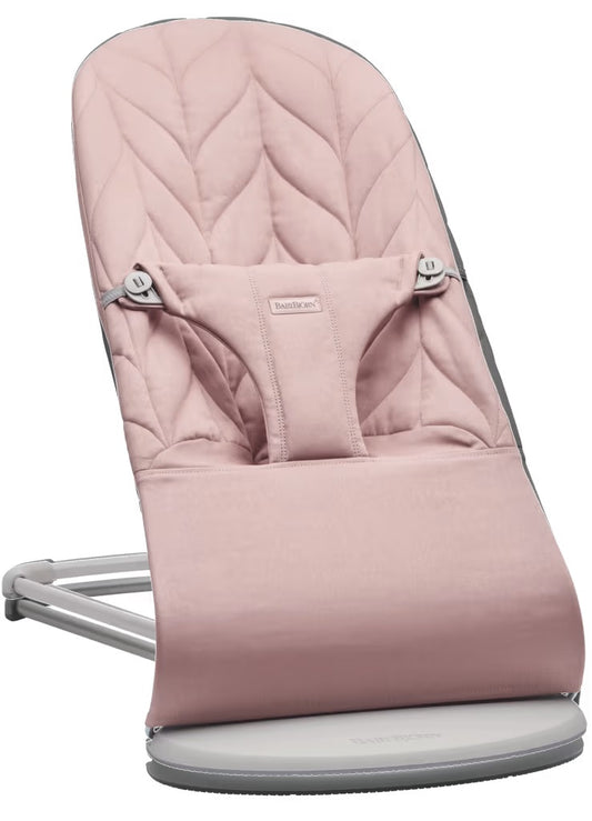 Baby Bjorn Bouncer Bliss Woven Petal Quilt Dusty Pink