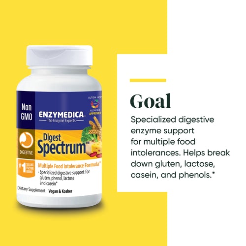 Enzymedica Digest Spectrum 90 capsules digest spectrum,Enzymedica,ENZYMEDICA DIGEST,issues
