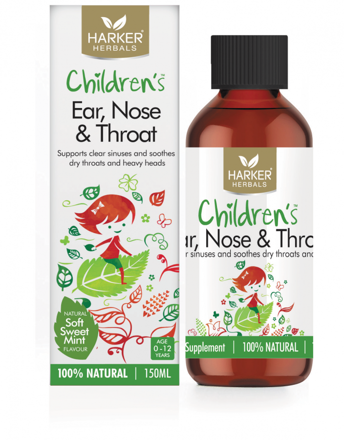 Harker Herbals Children's Ear Nose Throat Liquid 150ml Soft Sweet Mint for Natural Relief Children's Ear Nose Throat,Harker Herbals,Herbal Remedies,Immune Support,Kids Health,Natural Relief,optimized,Soft Sweet Mint,Throat Health