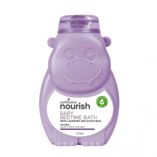 Earthwise Hippo Baby Bedtime Bath 275ml