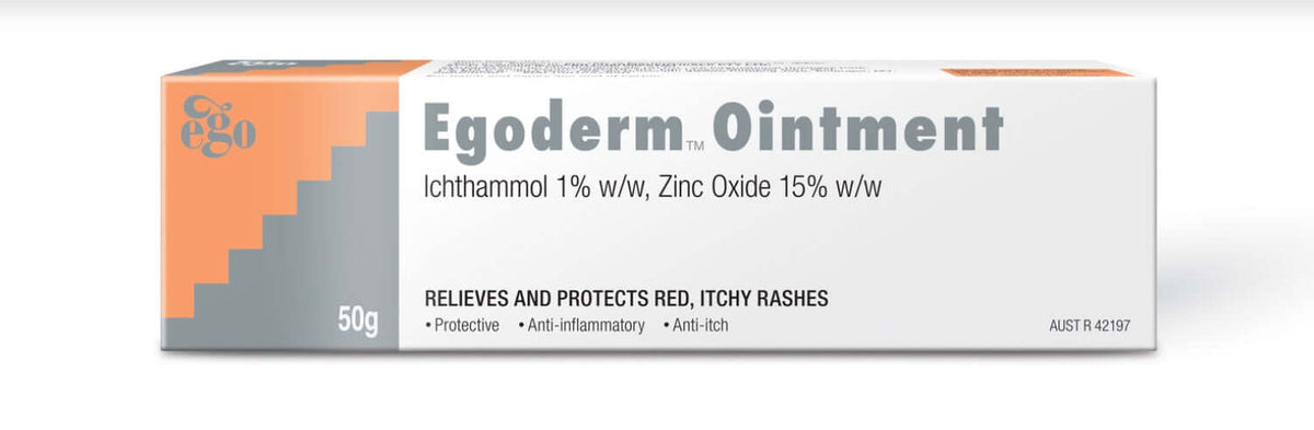 Ego Egoderm Ointment 50 G allergies to cosmetics,corticosteroid,corticosteroid responsive skin,derm,dermassist,dermatitis,dry skin,dry skin cream,dry skin gel,dry skineczema,eczema,Free of lanolin,Health Care,hydrates dry skin,hydrocortisone,inflammation,