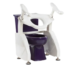 Allied Medical electric toilet lift seat designed for ease of sitting and standing, promoting independence and comfort.