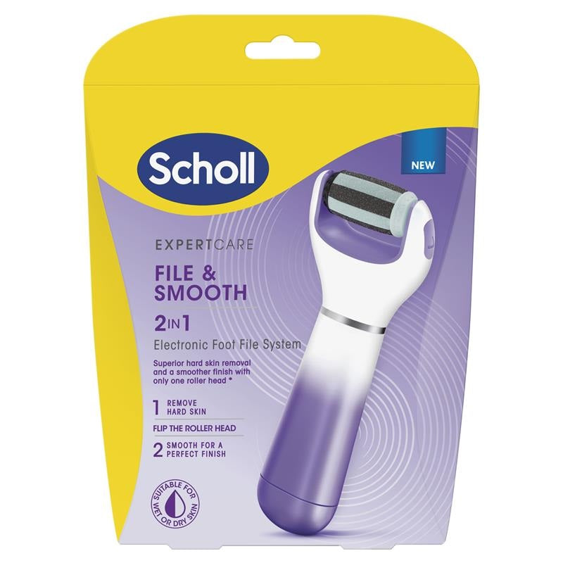 Scholl ExpertCare 2 In 1 Electronic Foot File