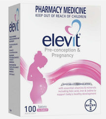 Elevit Pre-conception & pregnancy multivitamin 100 tablets Pharmacy Medicine