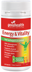 Good Health Energy & Vitality 60 capsules energy,energy and vitality,good health,good health energy and vitality,issues,vigour