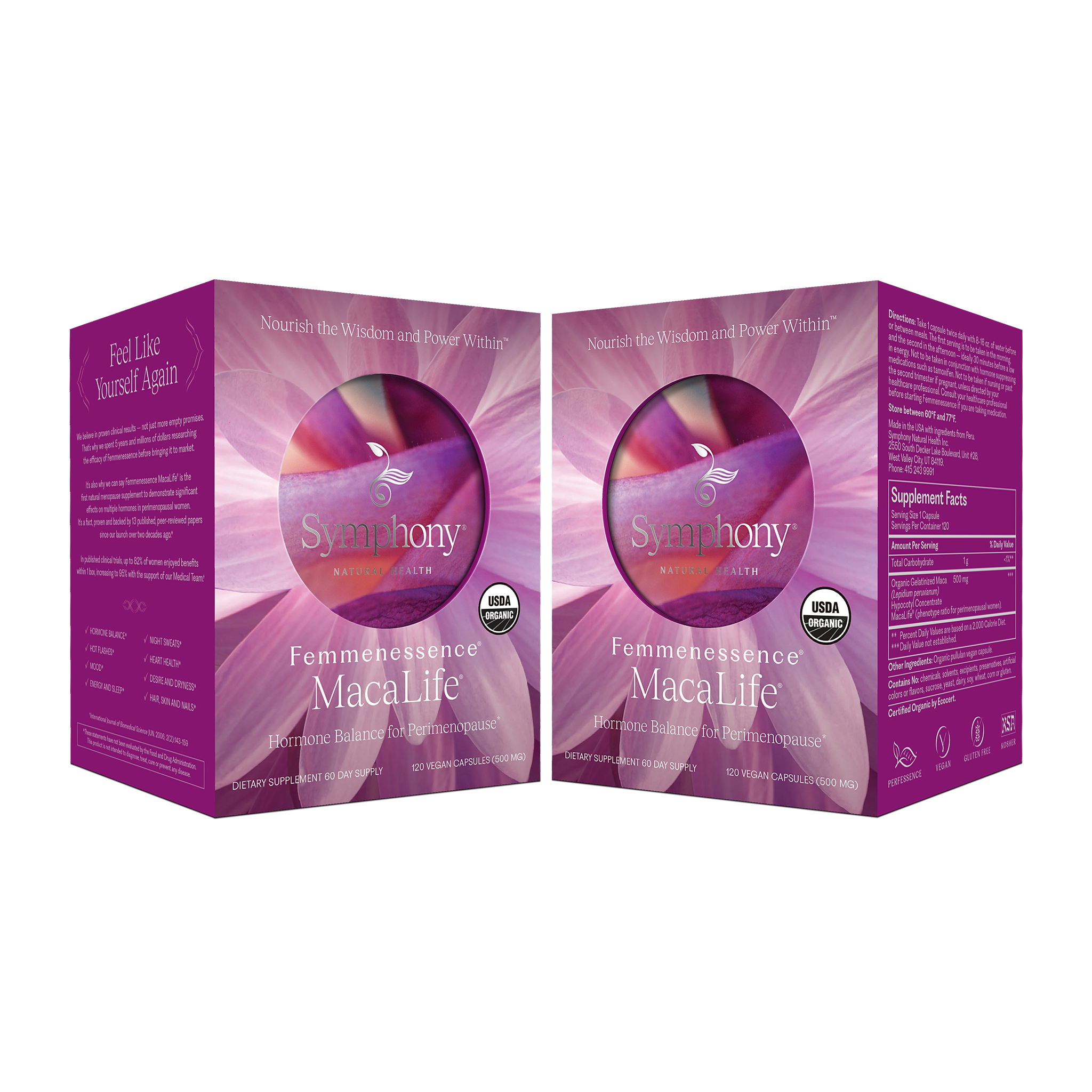 Femmenessence MacaLife 2-pack box front view