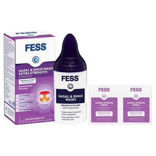 FESS® Nasal & Sinus Wash Extra Strength Hypertonic Wash Kit - DominionRoadPharmacy
