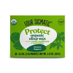 Four Sigmatic Protect Organic Elixir mix 20 Sachets Chaga mushrooms,issues,Organic Caffeine-free Vegan,Protect Organic Elixir mix,wellness and your immune system