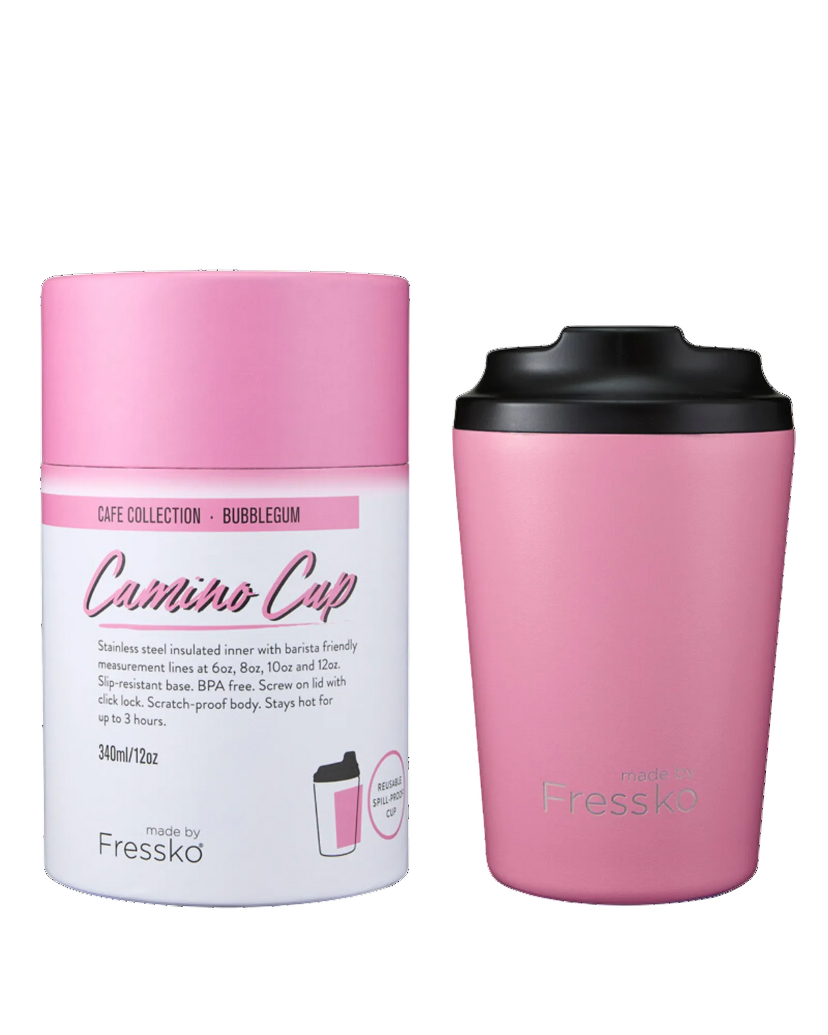 Fressko Camino Reusable Cup Bubblegum 340ml