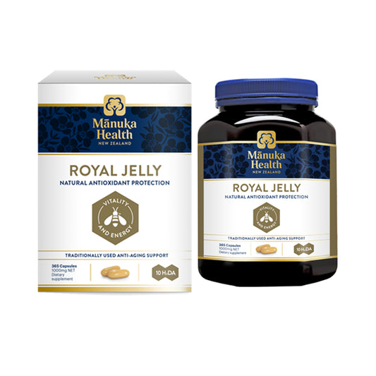 Manuka Health Royal Jelly Capsules 1000mg 365 capsules
