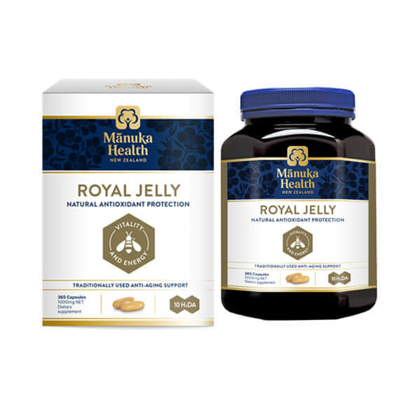 Manuka Health Royal Jelly Capsules 1000mg 365 capsules immunity,issues,Manuka Health Royal Jelly Capsules 1000mg 365 capsules,royal jelly