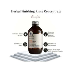 Holistic Herbal Finishing Rinse Concentrate 300ml Aids Styling,benefits of hair,Chemically treated hair,Colour Protect Shampoo,colour retention,Coloured hair,Conditions and Combats frizz,Curly hair,Damaged hair,dehydrated hair,Directions for U,dry hair,dr