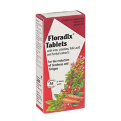 Floradix Iron Tablets 84 Tab Adults,Iron Supplements,issues,Lactating Women,Pregnant Women,Red Iron 84 Tablets,UK Version