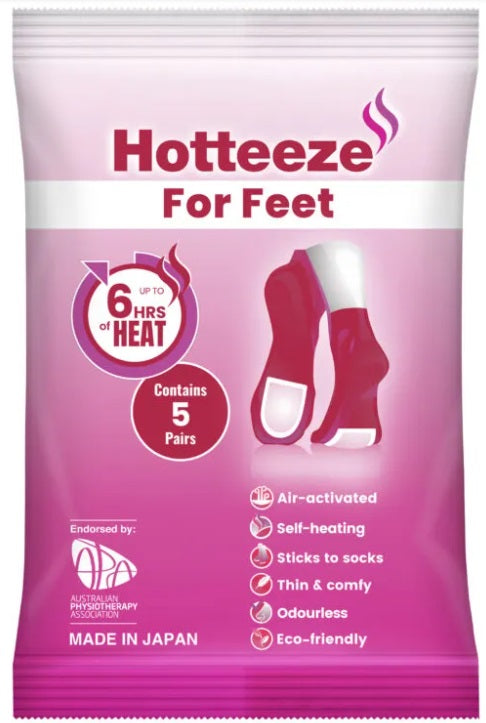 Hotteeze For Feet 5 Pairs