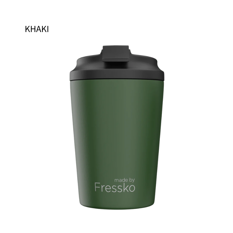 Fressko Camino Ceramic Reusable Cup Khaki 340ml