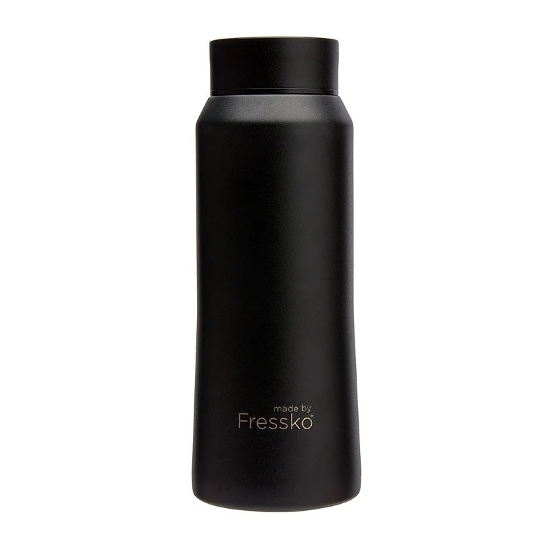 Fressko Core Drink Bottle Coal 1L Flat Lid
