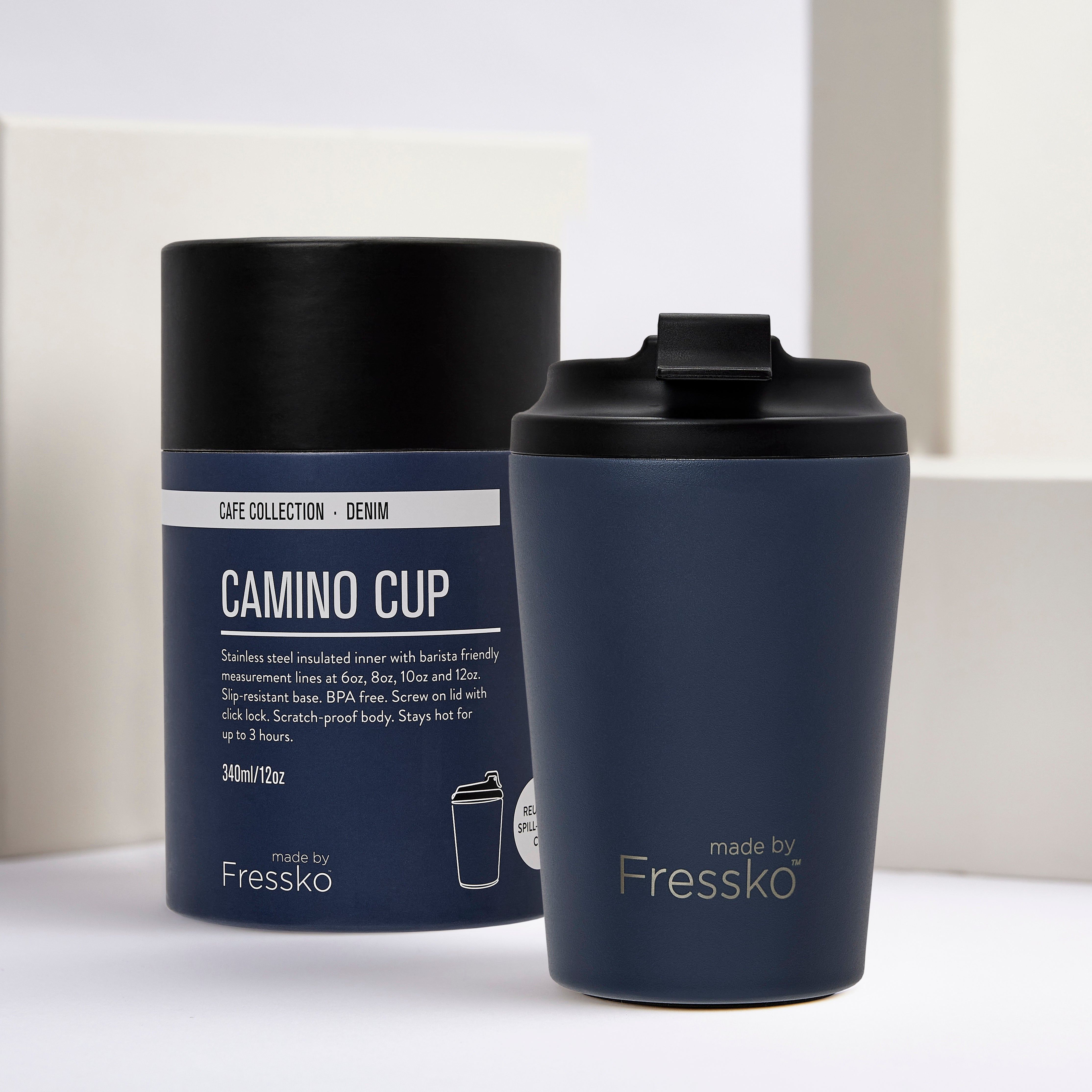 Fressko Camino Reusable Cup Denim 340ml