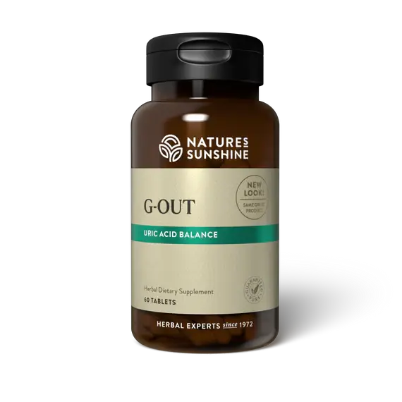 Nature's Sunshine Gout 60 tablets gout,gout fighter,issues,natures sunshine
