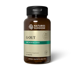 Nature's Sunshine Gout 60 tablets gout,gout fighter,issues,natures sunshine