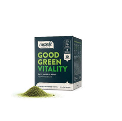 Nuzest Good Green Vitality 5*10gm sachets cheaper than bargain chemist,cheaper than chemist warehouse,cheaper than HEALTH NZ,cheaper than Health post,cheaper than Net Pharmacy,cheaper than NZ HEALTHSTORE,cheaper than pharmacy direct,cheaper than supplemen