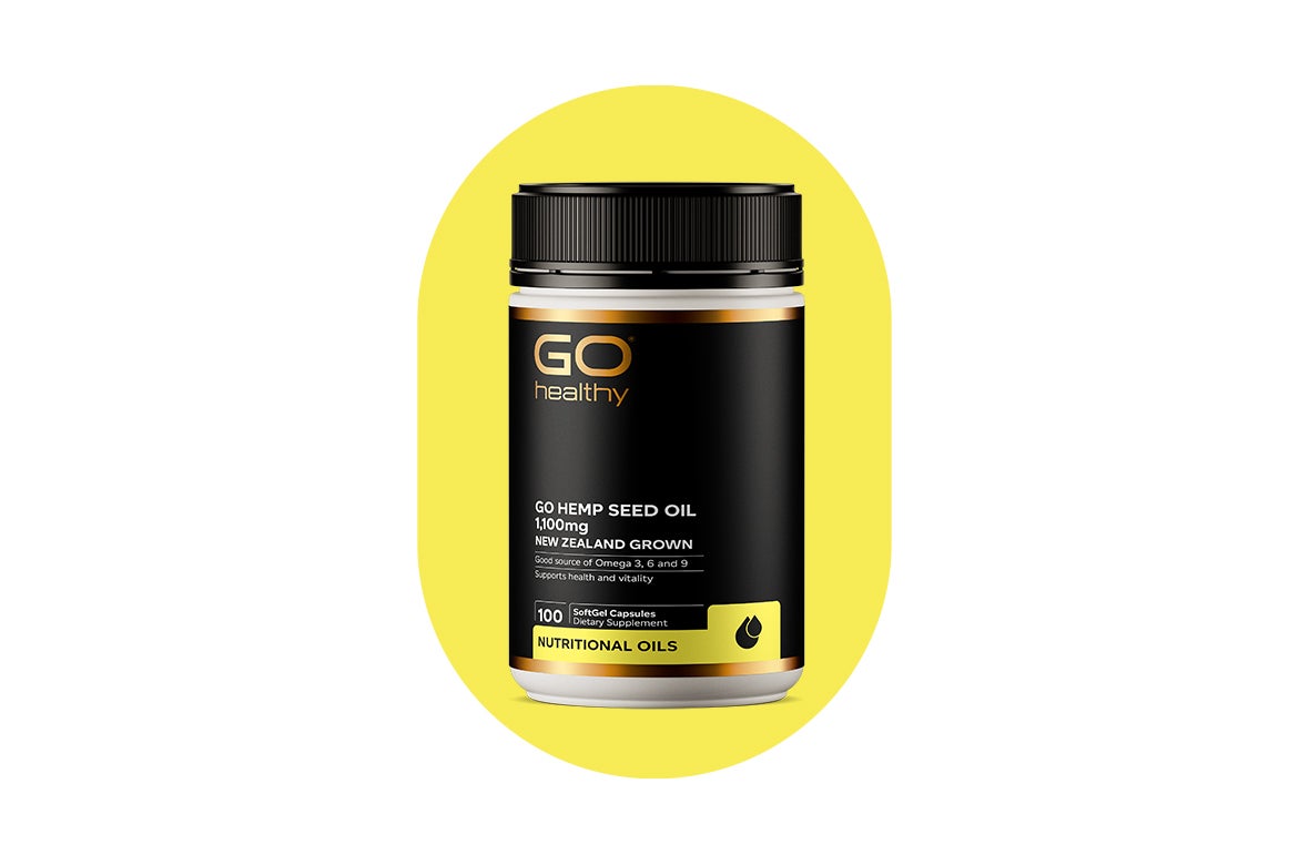 GO Healthy Hemp Seed Oil 1100mg 100 Capsules