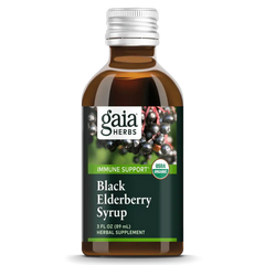 Gaia Herbs Black Elderberry Syrup 89ml Black Elderberry,black elderberry syrup,gaia herbs,issues