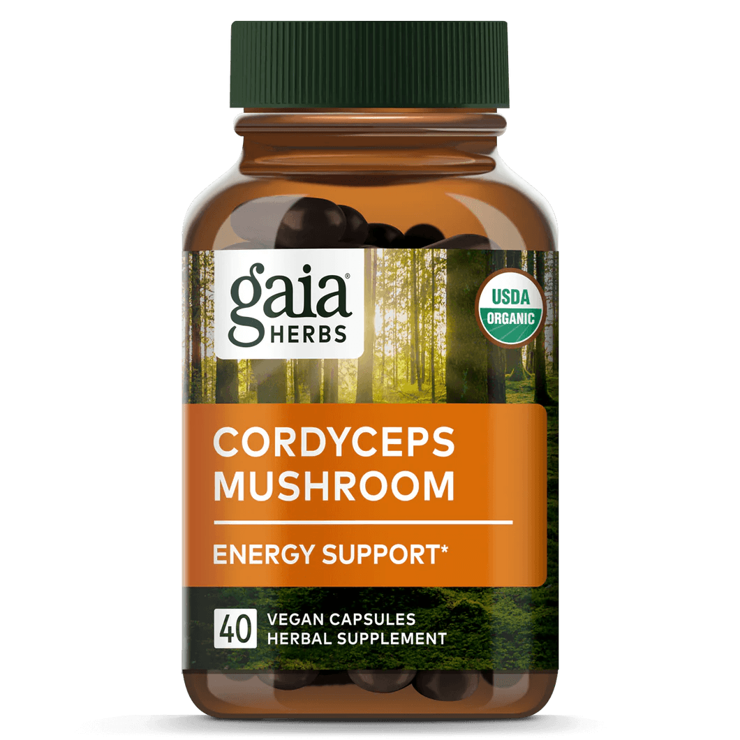 gaia Cordyceps Mushroom organic 40 capsules