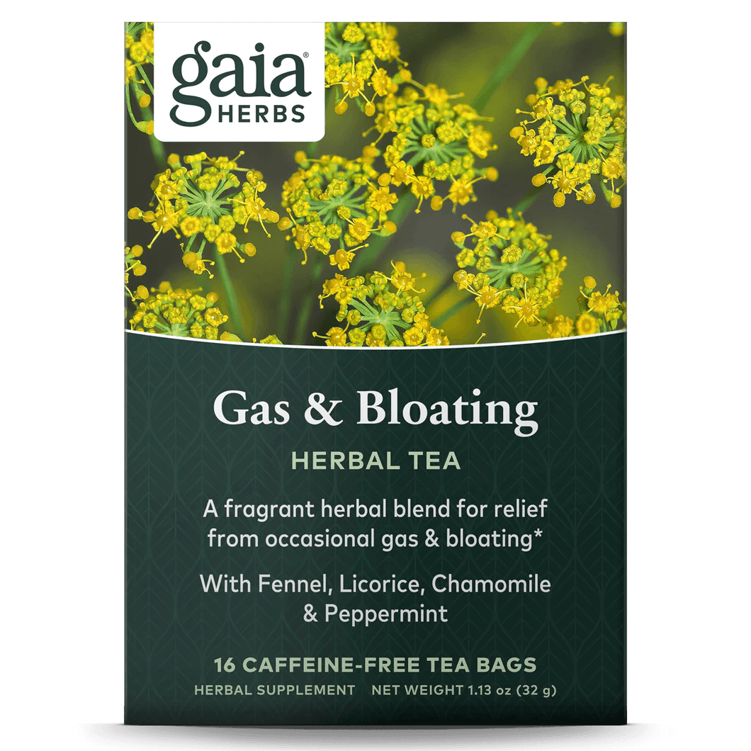 gaia Gas &amp; Bloating Herbal Tea 16 tea bags