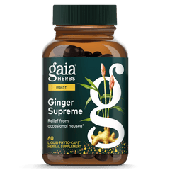 Gaia Herbs Ginger Supreme 60 Veggie Caps