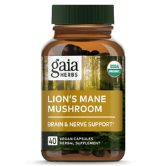 Gaia Herbs Lion's Mane Mushroom 40 capsules