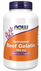 Hydrolyzed Beef Gelatin 550 mg 200C